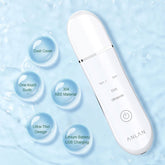 Skin Scrubber ANLAN® – Nettoyage en profondeur par ultrasons, Ion+, EMS