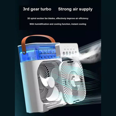 Humidificateur d'air 3 en 1 Cooling USB Fan LED