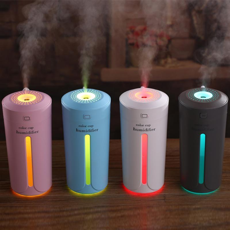 Mini Humidificateur d’Air LED – Brumisateur Ultrasonique USB 230 ml