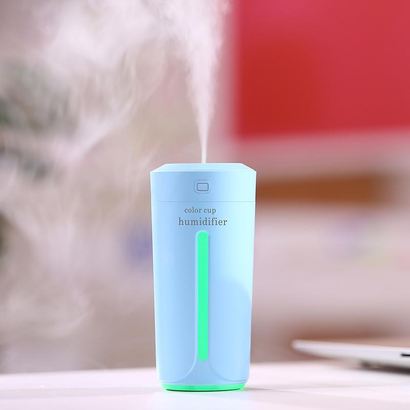 Mini Humidificateur d’Air LED – Brumisateur Ultrasonique USB 230 ml