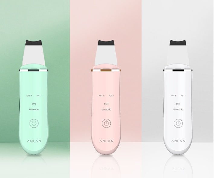Skin Scrubber ANLAN® – Nettoyage en profondeur par ultrasons, Ion+, EMS